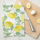 Lemon Print Kitchtuch in Gelb und Grün Küchentuch (Viertel Falte)