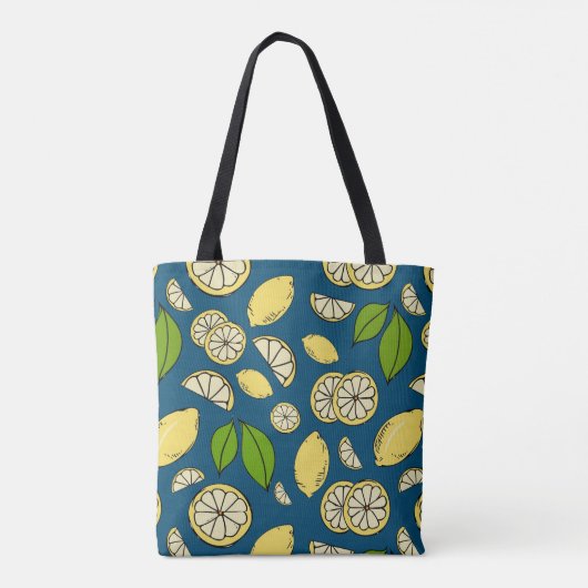 Lemon Print Tasche (Rückseite)