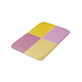 Lemon Raspberry Squares Badematte (Schrägansicht)