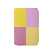 Lemon Raspberry Squares Badematte (Vorderseite Vertikal)
