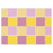 Lemon Raspberry Squares Tischdecke (Vorderseite (Horizontal))