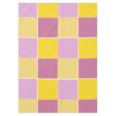 Lemon Raspberry Squares Tischdecke (Vorderseite)