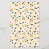 Lemon rät euch die Dress Pink Brautparty Game Card Flyer (Hinten)