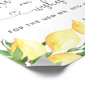 Lemon Rat für die Braut und Wünsche Poster (Ecke)