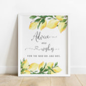 Lemon Rat für die Braut und Wünsche Poster