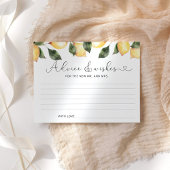 Lemon Rat und Wünsche Brautparty Karte