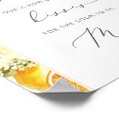 Lemon rät, wie viele Küsse Brautparty Pos Poster (Ecke)