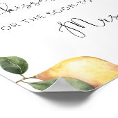 Lemon rät, wie viele Küsse Brautparty Poster (Ecke)