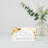 Lemon Rezept für die Braut als Abschlusskarte Begleitkarte (Stehend Vorderseite)