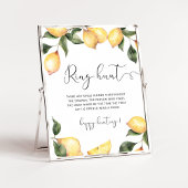 Lemon Ringjagd Brautparty Poster
