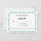 Lemon RSVP Card (Vorderseite)
