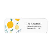 Lemon Rücksendeadresse (Vorne)