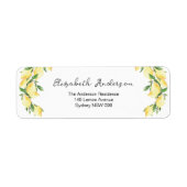 Lemon-Rücksendeadresse (Vorne)