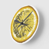 Lemon Runde Wanduhr (Winkel)