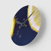 Lemon Runde Wanduhr (Winkel)