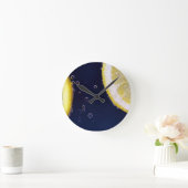 Lemon Runde Wanduhr (Zuhause)