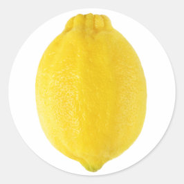 Lemon Runder Aufkleber