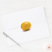 Lemon Runder Aufkleber (Umschlag)