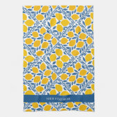 Lemon Rustic Farmhouse French Country Geschirrtuch (Vertikal)
