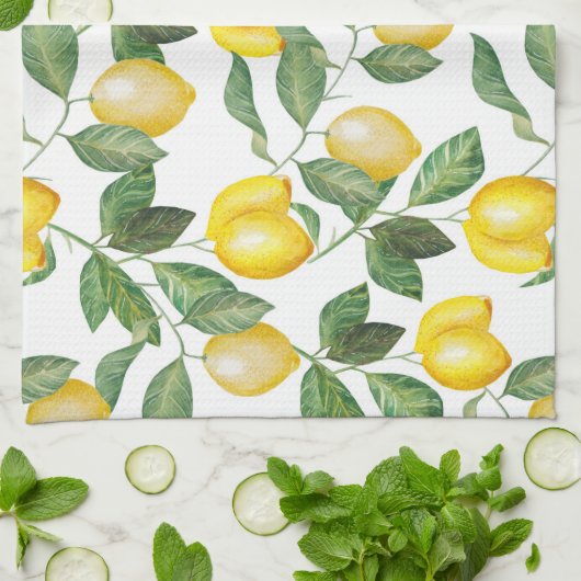 Lemon-Saison| Geschirrtuch (Gefaltet)