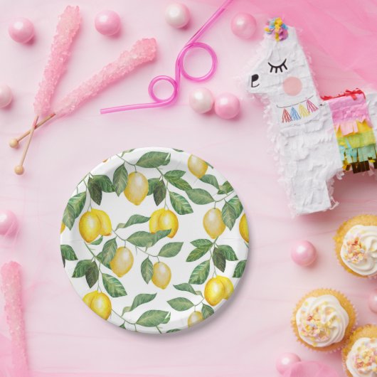 Lemon-Saison| Pappteller (Party)