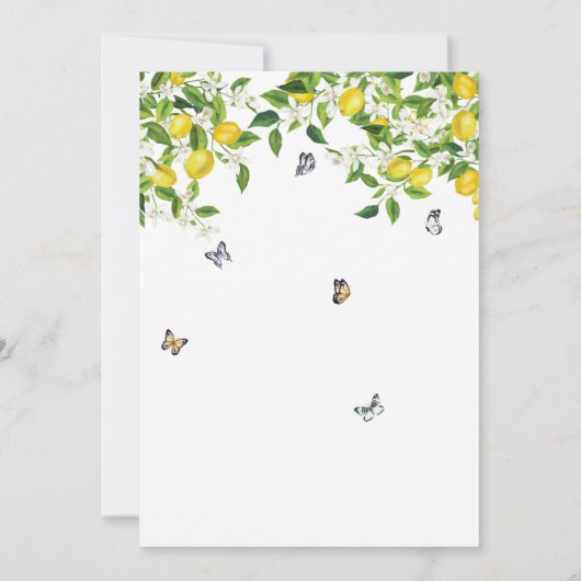 Lemon Save The Date (Rückseite)