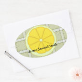 Lemon Scented Candle Sticker (Umschlag)