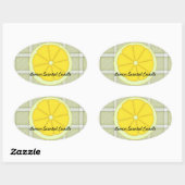 Lemon Scented Candle Sticker (Blatt)