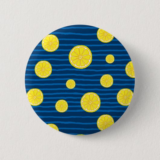 Lemon-Scheiben Button (Vorderseite)
