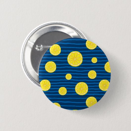 Lemon-Scheiben Button (Vorne & Hinten)