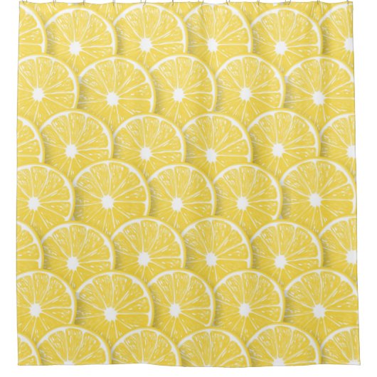 Lemon-Scheiben Duschvorhang (Vorderseite)