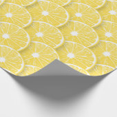 Lemon-Scheiben Geschenkpapier (Ecke)