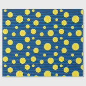 Lemon-Scheiben Geschenkpapier (Flach)