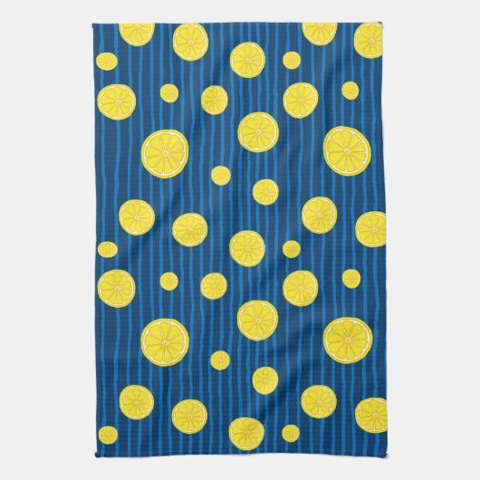 Lemon-Scheiben Geschirrtuch (Vertikal)