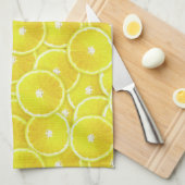 Lemon-Scheiben Geschirrtuch (Viertel Falte)