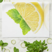 Lemon-Scheiben Geschirrtuch (Gefaltet)