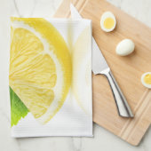 Lemon-Scheiben Geschirrtuch (Viertel Falte)