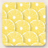Lemon-Scheiben Getränkeuntersetzer (Vorderseite)