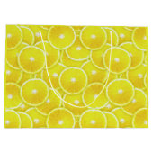 Lemon-Scheiben Große Geschenktüte (Rückseite)