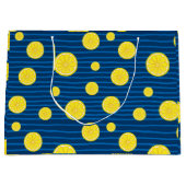Lemon-Scheiben Große Geschenktüte (Vorderseite)