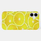 Lemon-Scheiben iPhone Hülle (Rückseite (Horizontal))