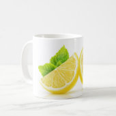 Lemon-Scheiben Kaffeetasse (Vorderseite Links)