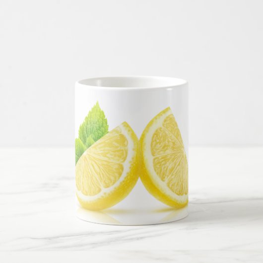Lemon-Scheiben Kaffeetasse (Mittel)