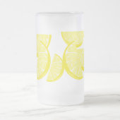 Lemon-Scheiben-Lemonade-Tasse Mattglas Bierglas (Mittel)