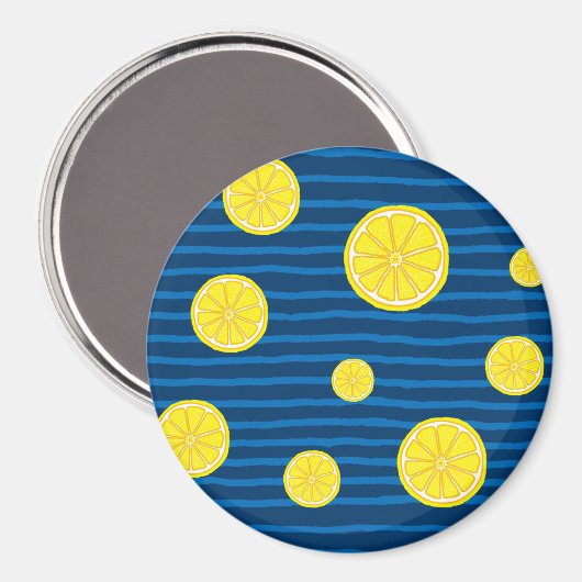Lemon-Scheiben Magnet (Vorderseite/Rückseite)