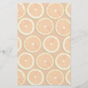 Lemon-Scheiben-Muster Briefpapier