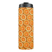 Lemon-Scheiben-Muster Thermosbecher (Vorderseite)