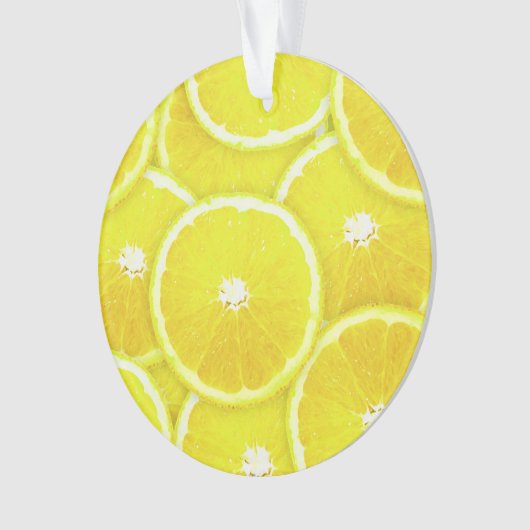 Lemon-Scheiben Ornament (Vorderseite)