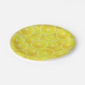 Lemon-Scheiben Pappteller (Schrägansicht)