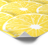 Lemon-Scheiben Poster (Ecke)